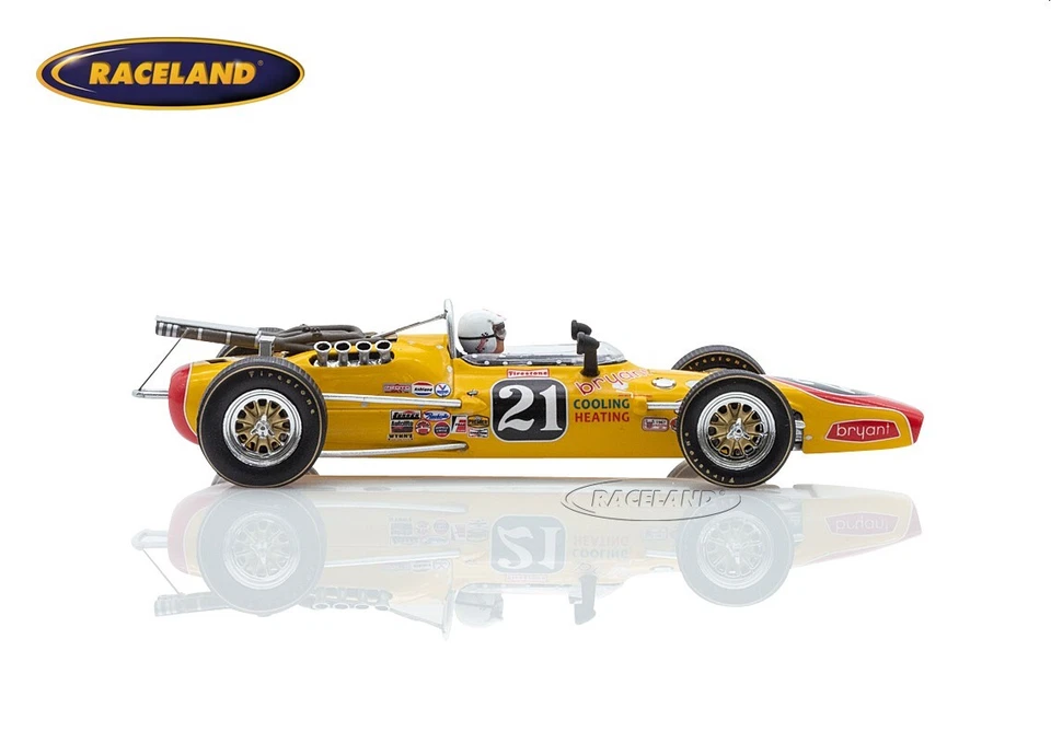 Vollstedt 67 Ford V8 Bryant Heating Indy 500 1967 Yarborough, Spark 1:43, S5768 - Bild 4 von 4