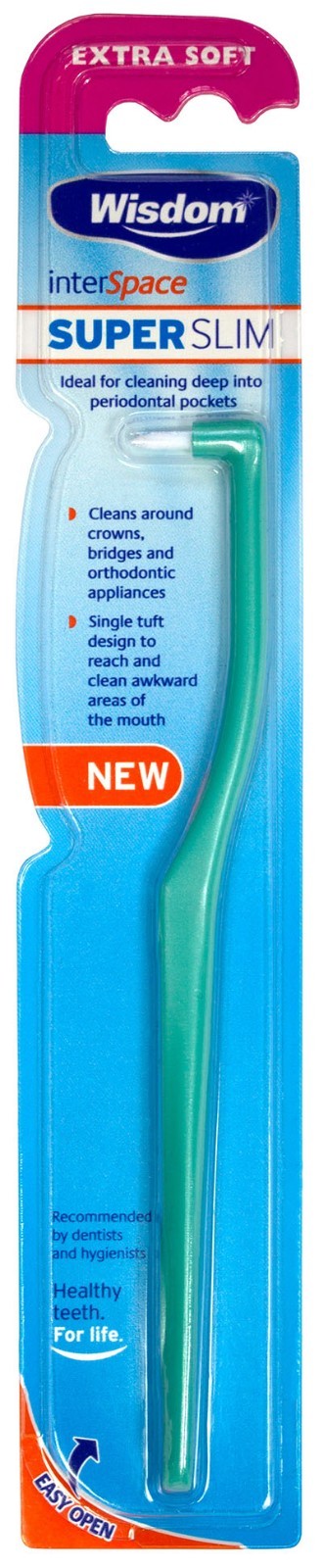 Wisdom Interspace Super Slim Tooth Brush Extra Soft Toothbrush Green / Red X 12 - Image 15