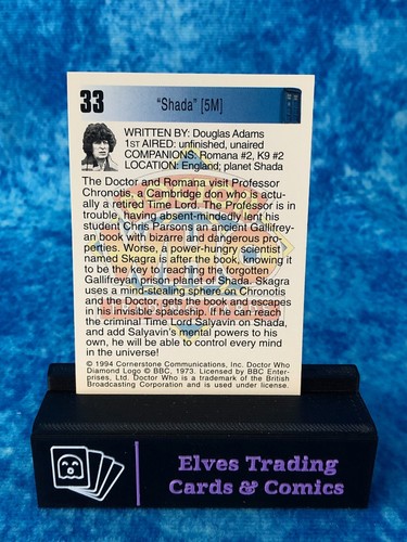 Doctor Who Series One 1 SINGLE Non-Sport Trading Card by Cornerstone 1994 - Picture 64 of 208