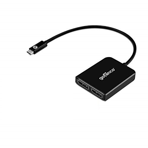 gofanco USB-C to Dual 4K DisplayPort 