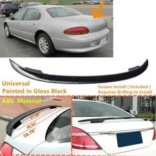 For 02-2004 Chrysler Concorde Rear Trunk Spoiler Wing Gloss Black 51'' Universal