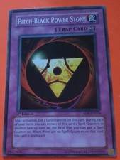 Pitch-Black Power Stone - 1st Edition Common - Spellcaster's Judgment - YGO
