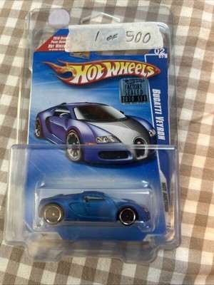 Hot Wheels 2010 Bugatti Veyron Hot Auction 1 Of 500 Factory Sealed 2010