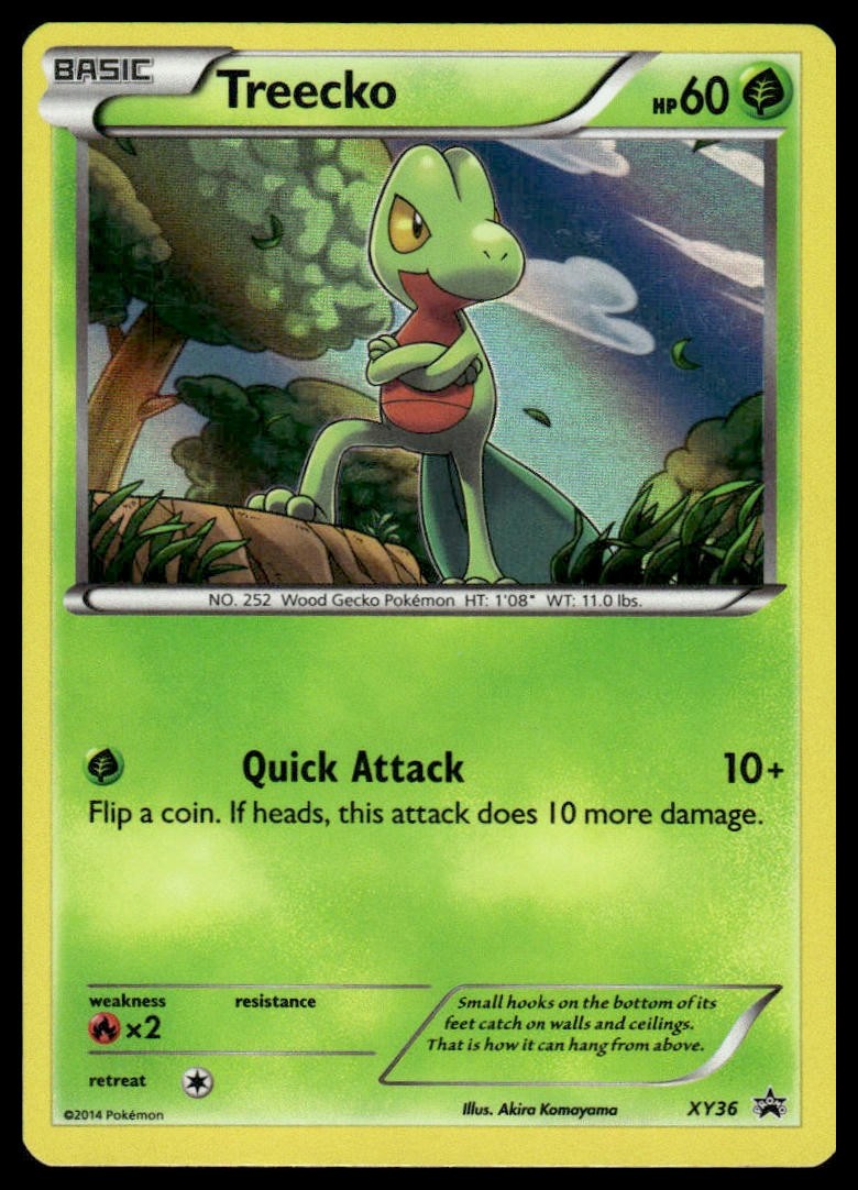 Treecko XY36 Holo Promo XY Promo Pokemon Lightly Played