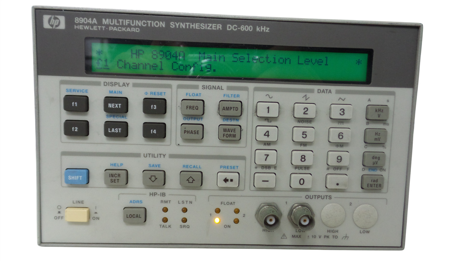 HP 8904A MULTIFUNCTION SYNTHESIZER DC 600 khz - Free Shipping