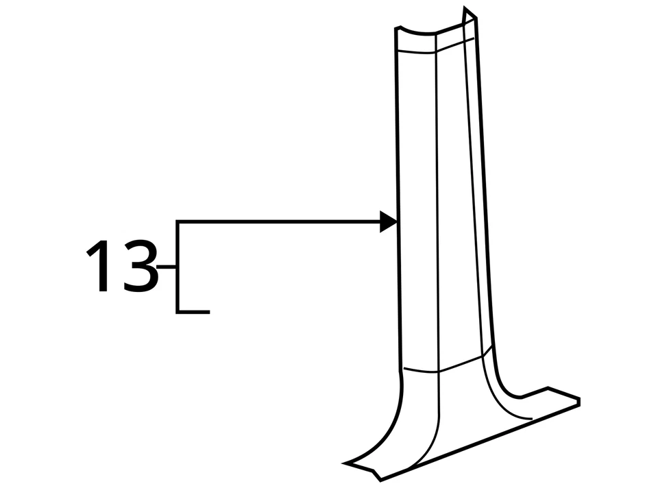 SE ADAPTA A BUICK RAINIER 2005-2007 MOLDURA ASM C/PLR LWR HILO 15246139 - NUEVO OEM Foto 3 de 3