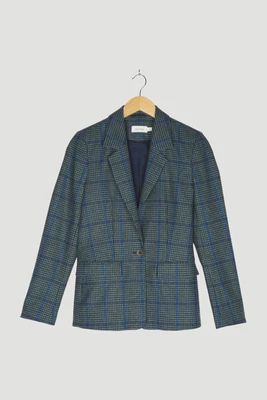 Hess Natur Blazer  Schurwolle Gr. 34 Blau Damen - Bild 1 von 4