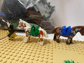 LEGO 6763 Rapid River Village 6766 Western Indians Set Complete without Box