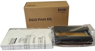 2 Pack of Hiti 4 X 6'' 100 Prints Paper and Ribbon Print Kit for S420 Printer