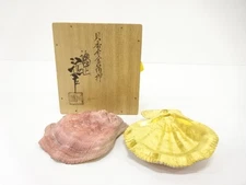 7596827: JAPANESE TEA CEREMONY / GOLD FOIL KOGO INCENSE CONTAINER / 