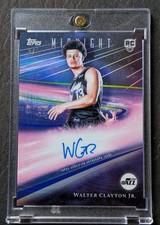 2025 Topps Midnight WALTER CLAYTON JR #2/3 Rookie Horizon Witching Hour Auto RC