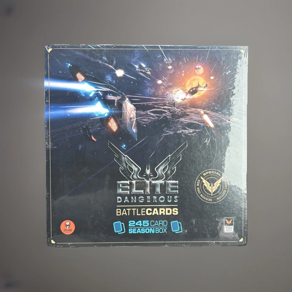 2019 Spidermind Games- Elite Dangerous Battle Cards - 245 Card Season Box Sealed - Image 2 of 4