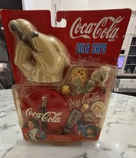 1998 Coca-Cola Cola Caps Picnic Playset #10392 Polar Bear NEW Sealed NOS