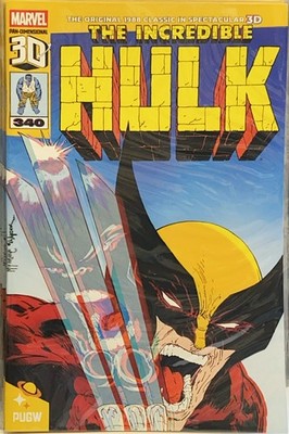 INCREDIBLE HULK #340 3D Edition Marvel Comics 2025 Pan-Universal Galactic New