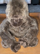 Russ Berrie Gorilla Plush Gorrbo Monkey Ape 7766 Stuffed Brown Toy Pet Lovey 17  