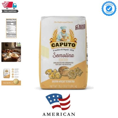 Antimo Di Grano Duro Rimacinata Semolina Flour - All Natural Dough for Fresh ...