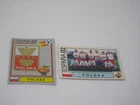 Polska Team + Patch # 54 55 - Spain 82 Football Vignettes - Panini
