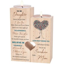 Daughter Gift from Mom - to My Daughter Candle Holders,Daughter Daughter Gift6