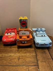 LEGO DUPLO 5828 Big Bentley Disney Pixar Cars 2 Set Lightning McQueen Mater Finn