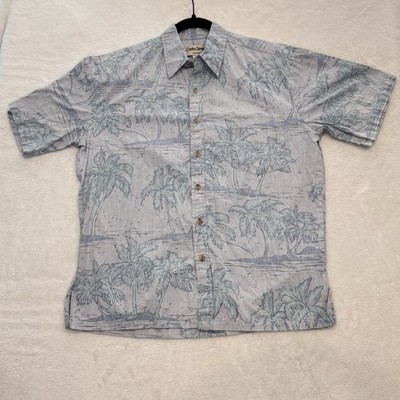 Cooke Street Hawaiian Shirt Honolulu Mens M Short Sleeve Button Up Floral EUC