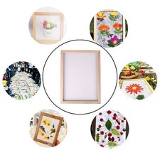 Traditional Wooden Paper Making Papermaking Mould Screen Tool Handmade Art