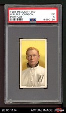 1909 T206 Walter Johnson Portrait Senators HOF VARIATION PSA 5 - EX