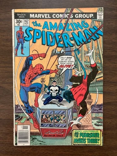 Amazing Spider-Man #162 1976 1st App Jigsaw Punisher 4.5 MID GRADE KEY