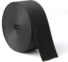 Nylon Webbing Strap 1.5 Inch 10 Yards Heavy Duty Black