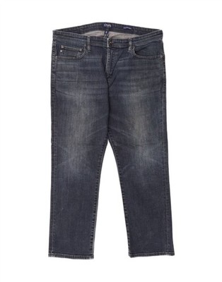 CHAPS Herren Slim Straight Jeans W38 L30 Blau Baumwolle GL05