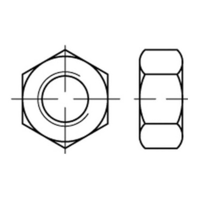 Reyher  Sechskantmuttern ISO 4032 A 4-70 M 8 A 4 (500 Stück)