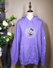 Disney 100 Anniversary Purple Hoodie XL  Mickey Mouse Characters Pullover Sweat