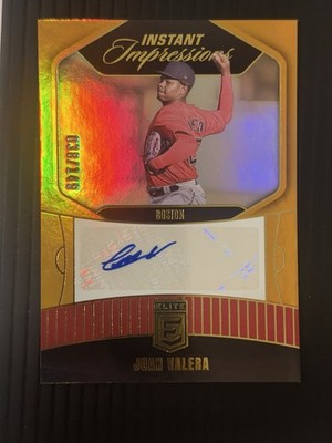 Juan Valera 2026 Donruss Elite Instant Impressions Auto # d /149 Red Sox