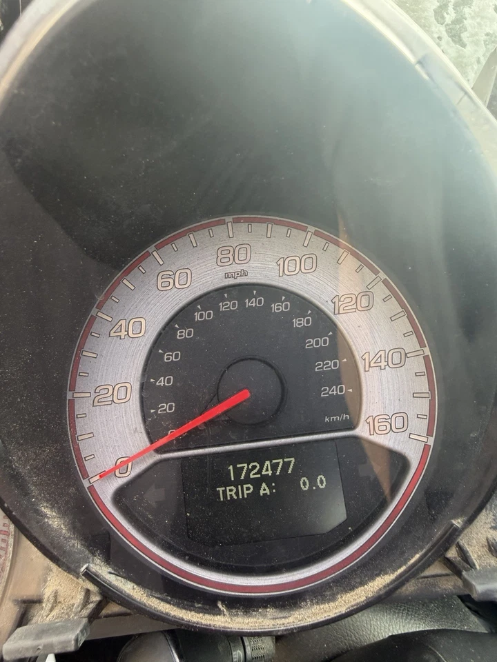 07-08 Acura TL TIPO S 3,5 L Calibre Cluster 6 Velocidades Manual M/T Raro VELOCÍMETRO   Foto 2 de 2