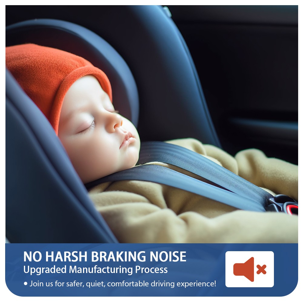 Front & Rear Drilled Brake Rotors Ceramic Pads Kit for 2014-2018 Mazda 3 Sport