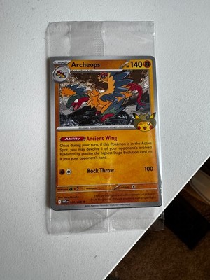 Pokemon Chicago Field Museum Fossil Exhibit Archeops Promo Card