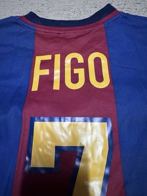 Nike FC Barcelona 1998-99 Home Jersey - Fan Version - #7 Figo | eBay