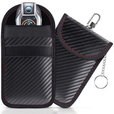 Faraday Bag for Key Fob 2 Pack , Faraday Cage Protector, Car RFID Signal Bloc...
