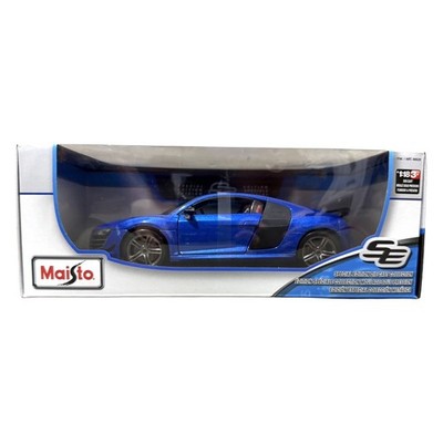Maisto Audi R8 GT Type 4S Blue Diecast Model Toy Car 1:18 Scale