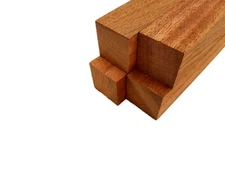 Mahogany Turning Blank Squares - 2" x 2" (4 Pcs)