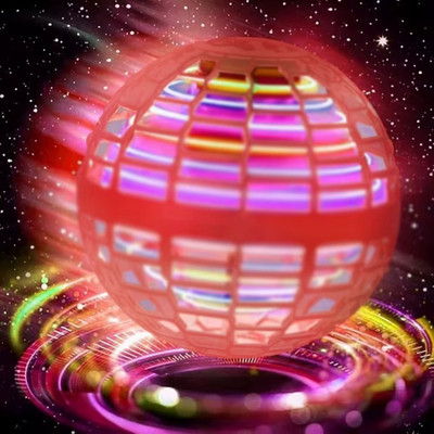 Fliegender LED Ball Spielzeug | Handgesteuerter 360° drehbarer Globus | Kinder Indoor Outdoor