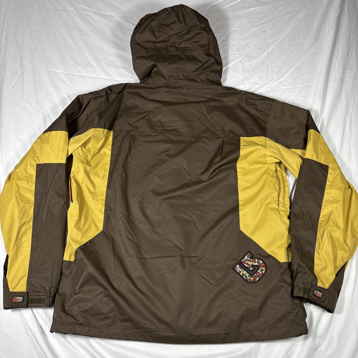 Burton Snowboard Jacket Men's XL Brown/Yellow Gorpcore | eBay