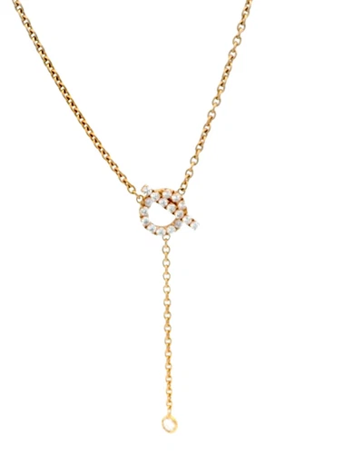 HERMÈS Collana Hermes Finesse in oro rosa 18 carati e 18 diamanti con scatola