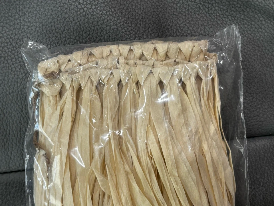 Falda Luau Hawaiana - Adulto - Falda Hula Hierba Color Natural Foto 4 de 4