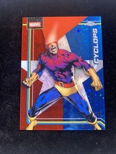 2026 Topps Chrome Marvel Cyclops #24 Captain America's Star Refractor /41