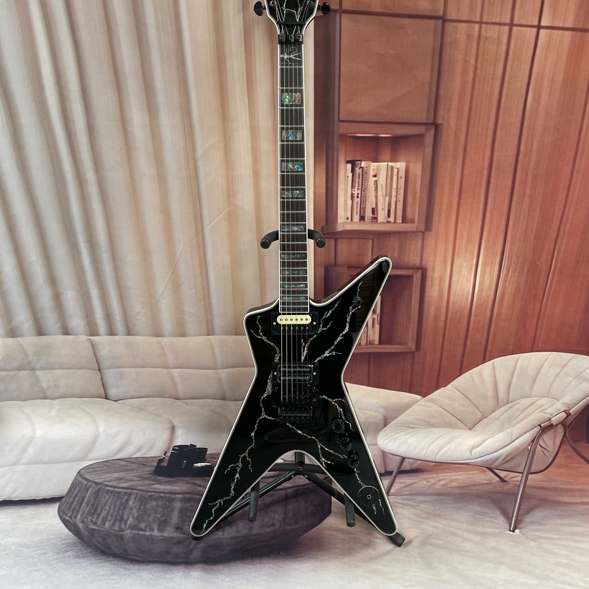 Washbn Dime 333 Dimebolt 2002 Trans Black Electric Guitar High