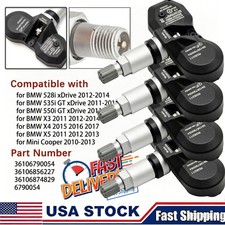 4pcs 433mhz Tpms Tire Pressure Sensor 36106790054 Fit Bmw X1 X3 X4 5 Mini Cooper