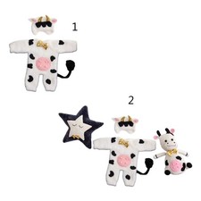 2/5 Pcs Baby Cotton Hat Romper Set Infants Newborns Photography Props Outfits