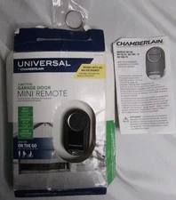 CHAMBERLAIN MC100-P2 Universal Mini Garage Door Remote - Quantity 1