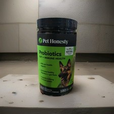 Pet Honesty Probiotics Gut Immune Health Exp4/22/27 180 Chews Pumpkin Flavor