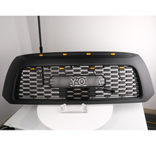 Front Grille For 2007 2008 2009 Tundra Matte Black Honeycomb Grill Wemblem New